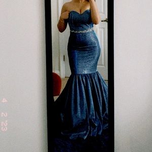 Mermaid prom dress Terani Couture